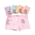 thumbnail image 1 of LYMAYTER 5 PCS Little Girls Underwear Panties for Kids Soft Skin-Friendly Boxer Briefs Toddler Four Seasons Cotton Four Corners Shorts for 3-12 Years, 1 of 9
