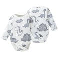 thumbnail image 1 of LYMAYTER Baby Boy Girls Long Sleeve Romper Infant Spring Fall Onesie Jumpsuit Newborn Cartoon One Piece Playsuit 0M-24M, 1 of 1