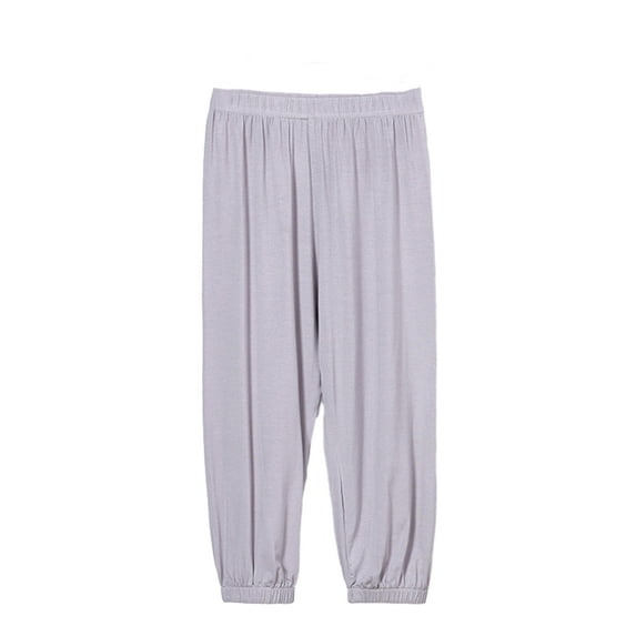 LYMAYTER Baby Kids Girls Boys Long Trousers Ice Silk Anti-Mosquito Lantern Pants Toddler Summer Casual Sweat Pants for 2-12 Years