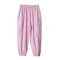 thumbnail image 1 of LYMAYTER Baby Kids Girls Cotton Long Trousers Anti-mosquito Lantern pants for 2-12 years Toddler Summer Jogging Sweat Pants, 1 of 9