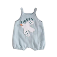 thumbnail image 1 of LYMAYTER Baby Newborn Lovely Bee Graphic Romper Unisex Lightweight Sleeveless Bubble Jumpsuit 0-18M, 1 of 8