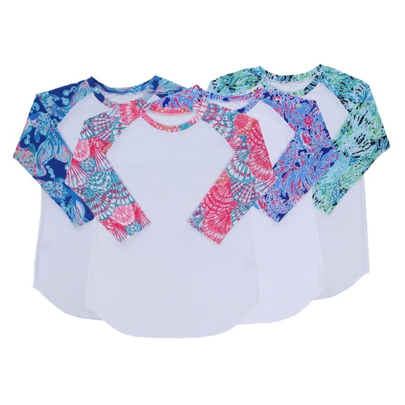 LYMAYTER Baby Toddler Girls Long Sleeve T- Shirt 2-10T Kids Spring Fall Cotton T Shirt Casual Floral Tee Shirt