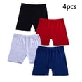 thumbnail image 1 of LYMAYTER Baby Toddler Girls' Solid Soft Cotton Bike Shorts Pull-On Safety Shorts for Daily Life 4-16Y, 1 of 6
