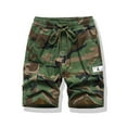thumbnail image 1 of LYMAYTER Toddler Camo Cargo Shorts Kids Elastic Waist Drawstring Casual Relaxed Fit Outdoor Shorts, 1 of 8