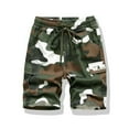 thumbnail image 1 of LYMAYTER Boys Camo Cargo Shorts Toddler Elastic Waist Drawstring Casual Shorts Kids Relaxed Active Shorts, 1 of 8