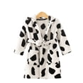 thumbnail image 1 of LYMAYTER Boys Girls Bathrobe for Kids Baby Cartoon Prints Robe Toddler Comforts Night-Robe for 3-8 Years, 1 of 7
