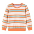 thumbnail image 1 of LYMAYTER Boys Girls Sweatshirt for Kids Toddler Stripes Crewneck Sweatsuit Infant Spring Fall Bottoming Shirt 10 Months-10 Years, 1 of 10