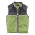 thumbnail image 1 of LYMAYTER Boys Girls Warm Vest for Kids Toddler Solid Color Tank Boys Sleeveless Cardigan Jacket for 1-12 Years, 1 of 8