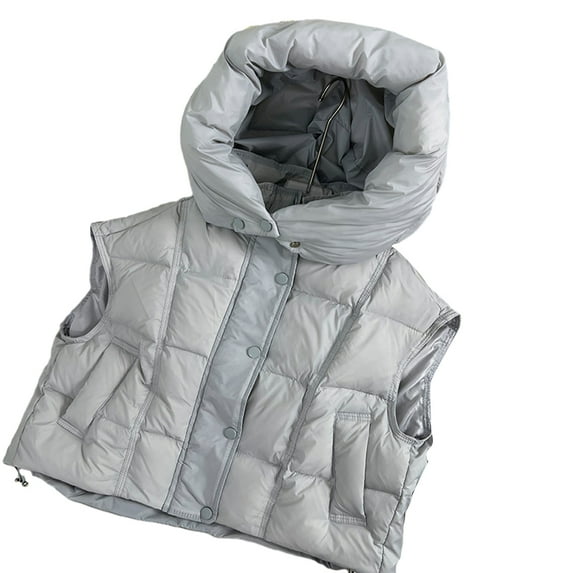 LYMAYTER Boys Girls Winter down Vest Jacket for Kids Baby Puffer Warm Waistcoat Toddler Solid Color Sleeveless Jacket for 3-14 Years