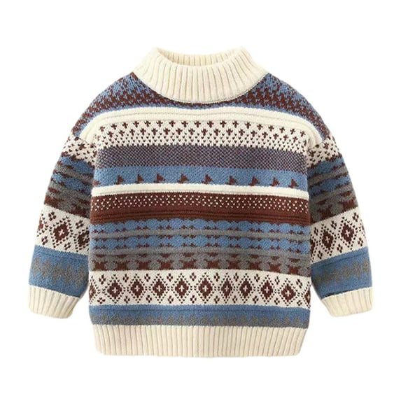 LYMAYTER Boys Girls Zipper Cardigan Sweater Cozy Knit Crewneck Cardigan Casual Tops Coat Outerwear for 1-10 Years