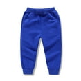 thumbnail image 1 of LYMAYTER Boys Girls with Pockets Pants for Kids Baby Solid Color Casual Trousers Toddler Comfort Jogger Sweat Pants 1-11 Years, 1 of 9