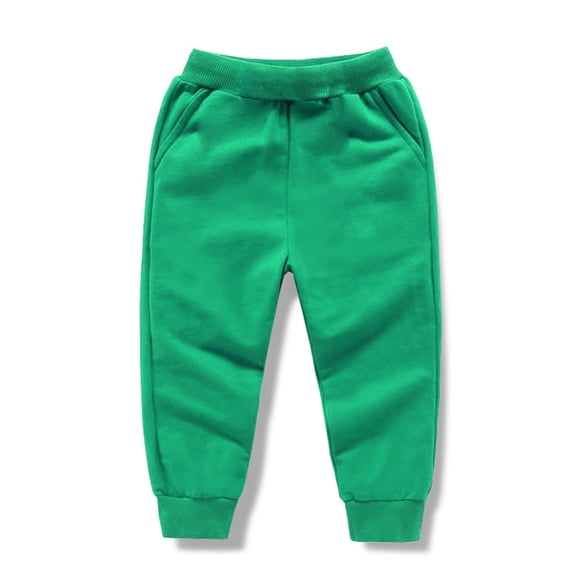 LYMAYTER Boys Girls with Pockets Pants for Kids Baby Solid Color Casual Trousers Toddler Comfort Jogger Sweat Pants 1-11 Years