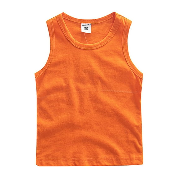 LYMAYTER Boys T Shirt for Kids Toddler Cotton Tees Tops Teen Round Neck Sleeveless Pullover T Shirt 1-12Y Baby Casual T Shirt Tops