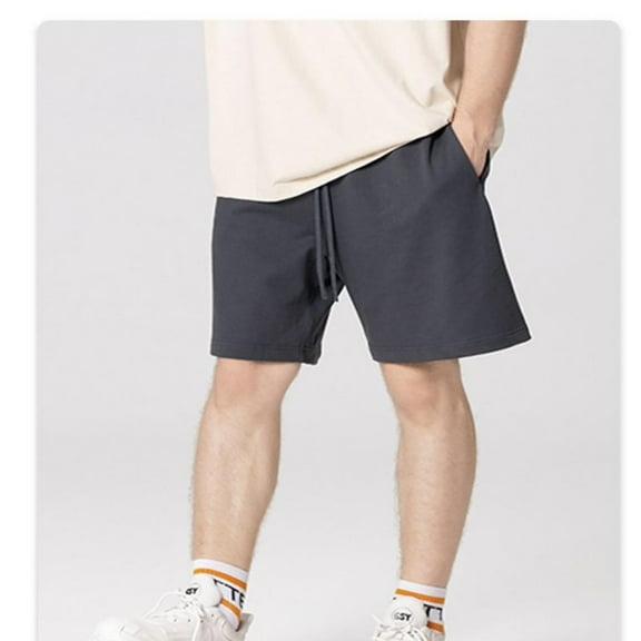 LYMAYTER Casual Shorts for Men's Sports Shorts Cotton Shorts Loose Shorts S-2XL