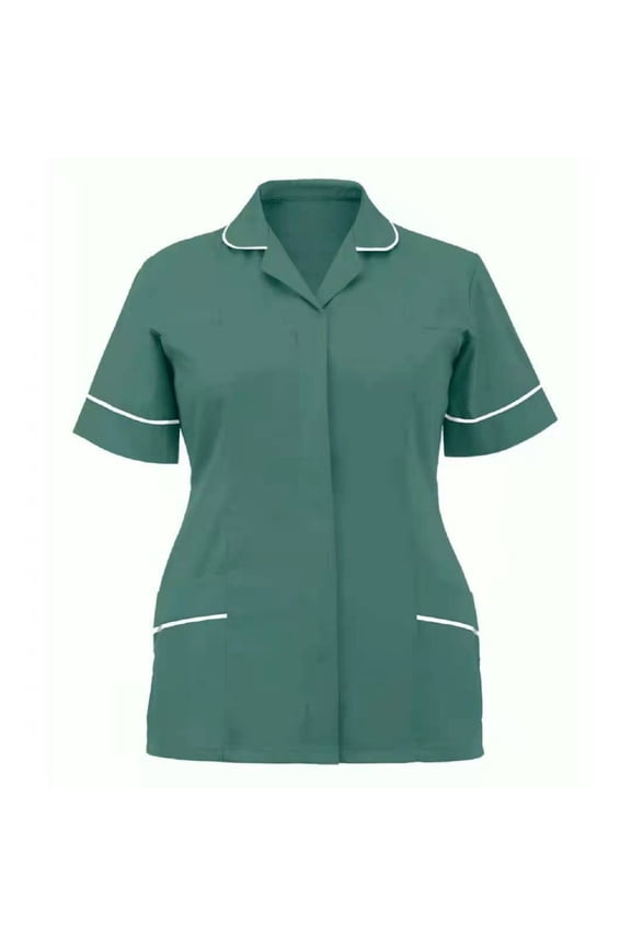 Comfort Nursing Clothes Sanitation Uniform Work Clothes Wash Clothes for Women's Short Sleeve Breathable Nursing Clothes S-3XL