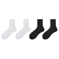 thumbnail image 1 of LYMAYTER Cotton Athletic Socks Men 4PCS Thick Running Socks Breathable Mid-Crew Sweat-Wicking Socks, 1 of 8