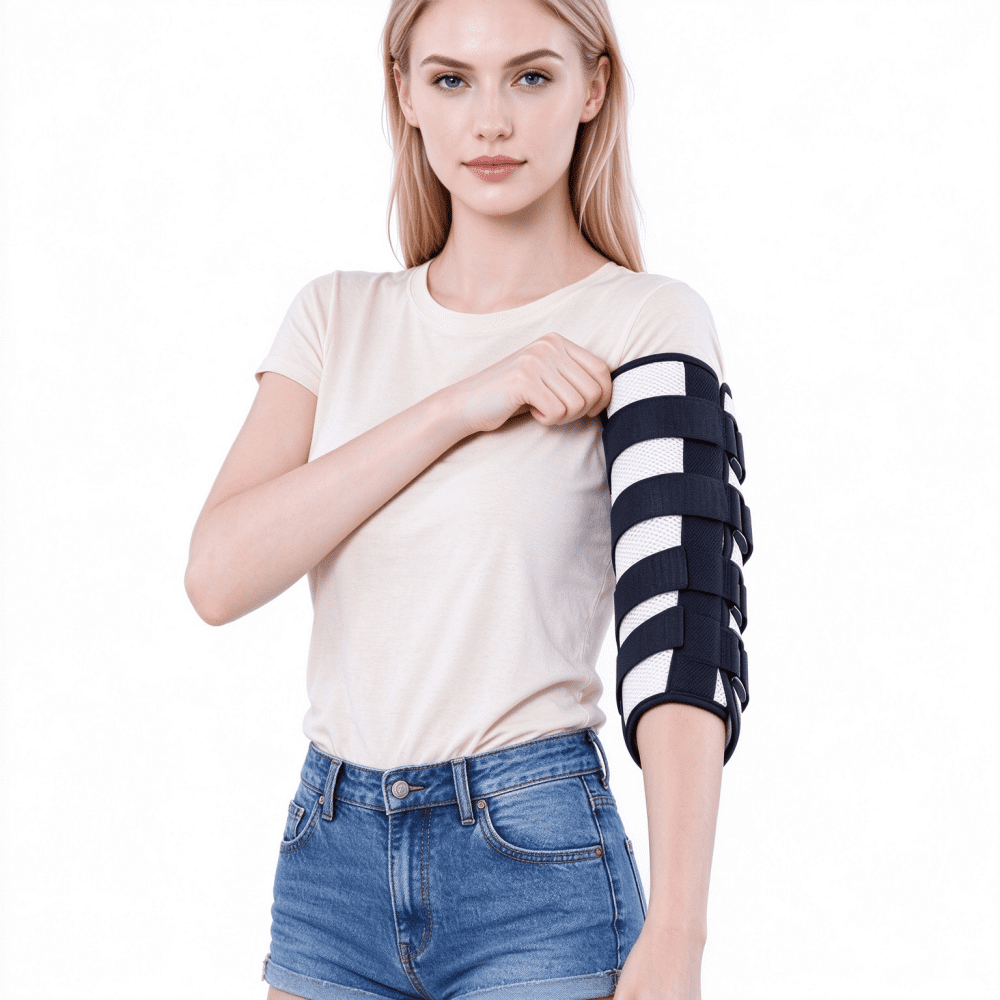 Immobility Splint LYMAYTER Elbow Immobilizer Brace Adjustable Arm Splint Straight Elbow ...