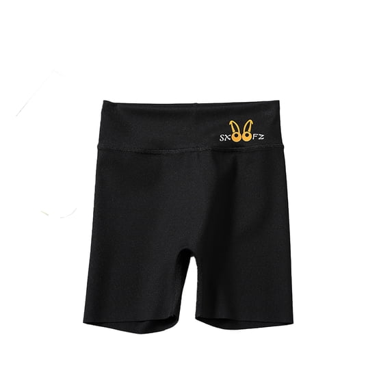 LYMAYTER Girls Athletic Bike Shorts Kids with Compression for Soccer Dance Yoga Running Workouts 3-14Y
