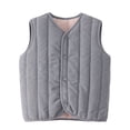 thumbnail image 1 of LYMAYTER Girls Boys Sleeveless Vests for Kids Baby Solid Color Bottoming Tank Toddler Fall Winter Warm Waistcoat 3-10+ Years, 1 of 10