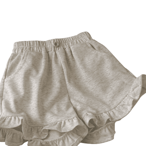 LYMAYTER Girls Cotton Shorts Toddler Summer Casual Shorts Pants Baby Elastic Waist Lantern Pants 0-5Y