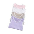thumbnail image 1 of LYMAYTER Girls Cotton Tank Undershirts for Kidstoddler Cute Printed Sleeveless Bottoming Shirt (Multipack) for 3-8 T, 1 of 10