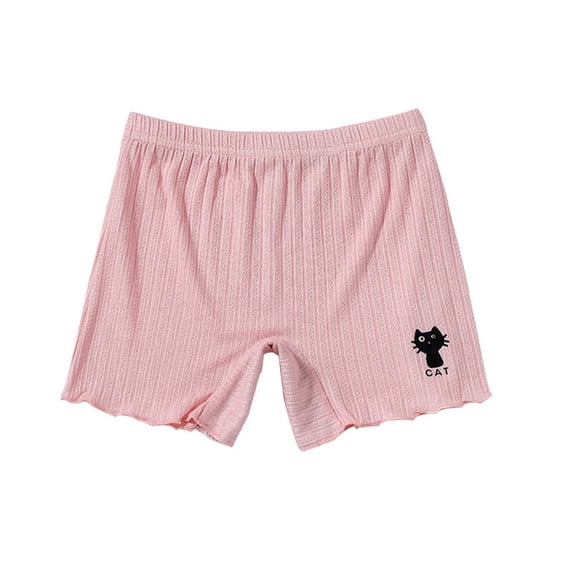 LYMAYTER Girls Dance Shorts Toddler Stretch Bike Shorts Kids Comfort Safe Activewear Playwear 2-12Y