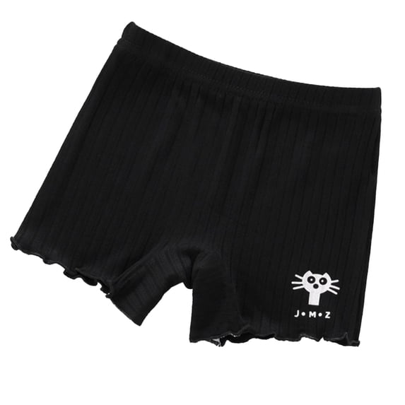 LYMAYTER Girls Dance Shorts Toddler Stretch Bike Shorts Kids Comfort Safe Activewear Playwear 2-12Y