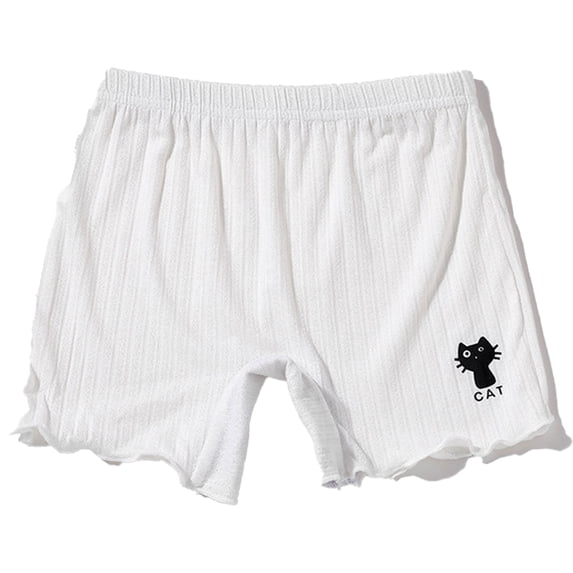 LYMAYTER Girls Dance Shorts Toddler Stretch Bike Shorts Kids Comfort Safe Activewear Playwear 2-12Y