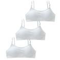 thumbnail image 1 of LYMAYTER Girls Junior Comfort Adjustable Strap Training Bra Soft Stretch Everyday Support, 1 of 8