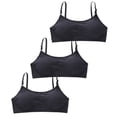 thumbnail image 1 of LYMAYTER Girls Junior Comfort Adjustable Strap Training Bra Soft Stretch Everyday Support, 1 of 8
