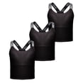 thumbnail image 1 of LYMAYTER Girls Breathable Double Lined Training Cami Bra Kids Teens Comfort Layer Tank Camisole Top, 1 of 8
