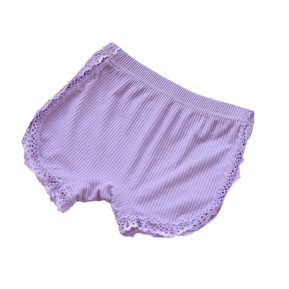 LYMAYTER Girls Lace Shorts Under Dress Dance Toddler Bike Sports Wear Lightweight Safe 2-10Y