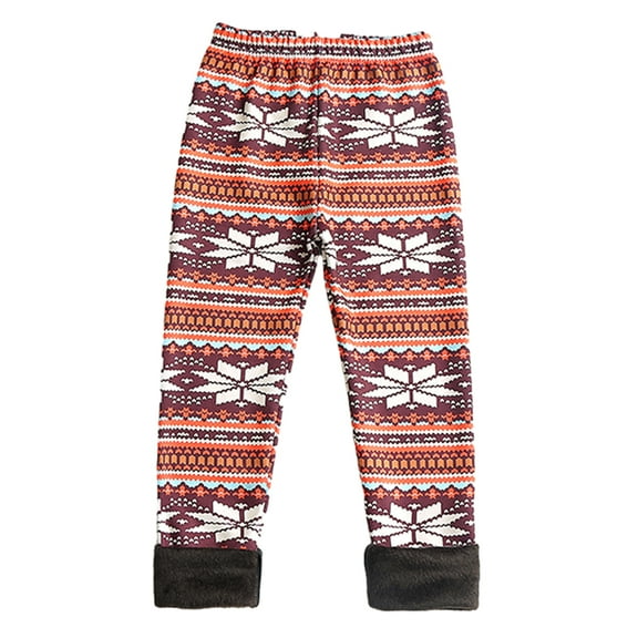 LYMAYTER Girls Spring Fall Pants for Kids Toddler Printed Leggings Pants Teen milk Silk Bottoms Trousers 3-12 Years