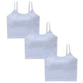 thumbnail image 1 of LYMAYTER Girls Stretchy Comfort Training Bra Breathable Soft Support Casual Everyday Cami Bralette, 1 of 8