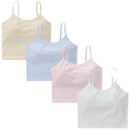 thumbnail image 1 of LYMAYTER Girls Stretchy Comfort Training Bra Breathable Soft Support Casual Everyday Cami Bralette, 1 of 8