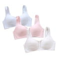 thumbnail image 1 of LYMAYTER Girls Training Bra 12-15Y Teen Summer Lightweight Wirefree Comfort Everyday for Bra, 1 of 8