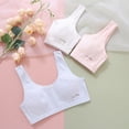 thumbnail image 1 of LYMAYTER ‌Girls Training Bras Breathable Comfort Wirefree Bras 11-15Y Growing Teens Everyday Wear Bras, 1 of 8