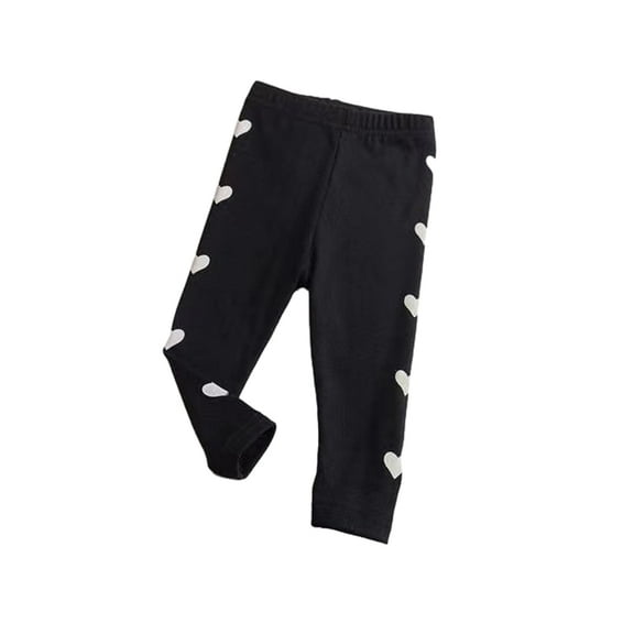 LYMAYTER Infant Girls Leggings Pants for Kids Baby Flower Trousers Fall Winter Warm Bottoms Pants 6 Months-6 Years