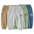 thumbnail image 1 of LYMAYTER Kids Baby Boys Cotton Long Trousers Girls Print Casual Pants for 1-8 Years Toddler Comfortable Sweat Pants, 1 of 9
