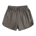 thumbnail image 1 of LYMAYTER Kids Baby Boys Girls Shorts Toddler Solid Color Sweat Pants Summer Outdoor Jogging Shorts for 9m-7 Years, 1 of 9