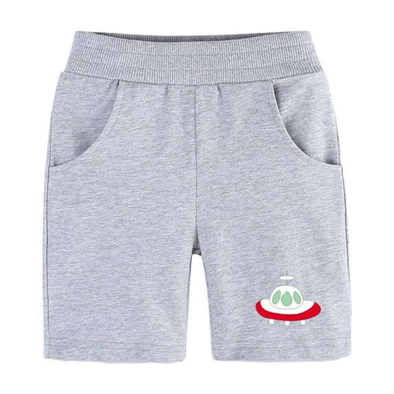 LYMAYTER Kids Baby Boys Soft Shorts Summer Printing Five Points Pants for Toddler Casual Sweat Shorts for 1-9 Years