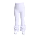 thumbnail image 1 of LYMAYTER Kids Baby Girls Legging Pants Infant Spring Fall Winter Solid Colour Lace Pants Toddler Cotton Casual Trousers for 3 Months-6 Years, 1 of 10