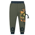 thumbnail image 1 of LYMAYTER Kids Boys Long Trousers Spring Autumn Cartoon Prints Casual Pants for 1-6 Years Toddler Comfort Sweat Pants, 1 of 9