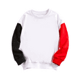 thumbnail image 1 of LYMAYTER Kids Girls Boys Sweatshirt Infant Color Blocking T-Shirt Toddler Crewneck Bottoming Shirt for 10 Months-10 Y, 1 of 8