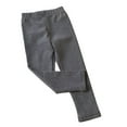 thumbnail image 1 of LYMAYTER Kids Girls Leggings Pants Baby Solid Color Stretch Trousers Toddler Elastic Waist Bottoms Pants for 6 Months-10 Years, 1 of 9