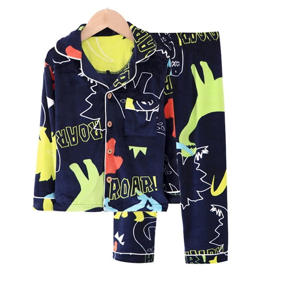 LYMAYTER Kids Girls Pajamas Outfit Teen Long Sleeve Sleepwear Tops   Pants Set Toddler Fall Winter Loungewear for 3-15 Years