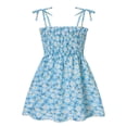 thumbnail image 1 of LYMAYTER Kids Girls Princess Dresses Toddler Floral Party Dress Baby Summer Beach Sundress Dresses for 1-6 Y, 1 of 8