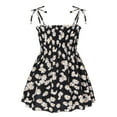thumbnail image 1 of LYMAYTER Kids Girls Princess Dresses Toddler Floral Party Dress Baby Summer Beach Sundress Dresses for 1-6 Y, 1 of 5