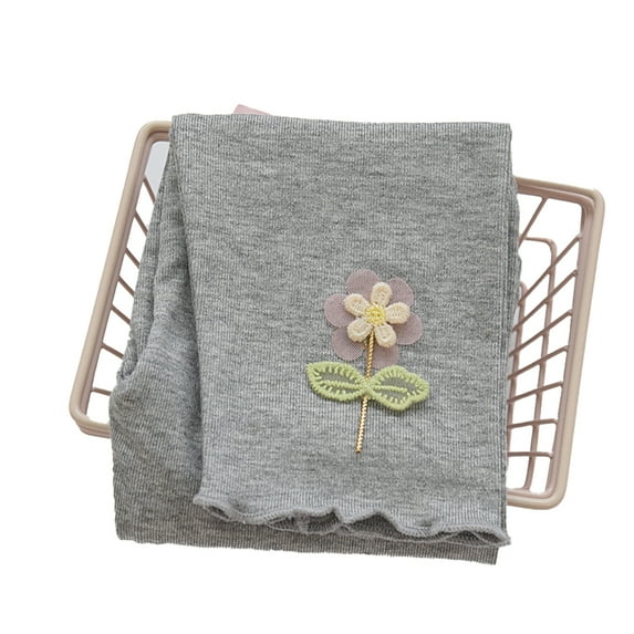 LYMAYTER Kids Girls Soft Pants Toddler Flower Leggings Trousers Baby Summer Comfortable Bottoms Pants 2-9 Years