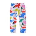 thumbnail image 1 of LYMAYTER Kids Girls Spring Fall Pants Toddler Printed Casual Trousers Girls Cotton Leggings Pants for 2-7 Years, 1 of 10